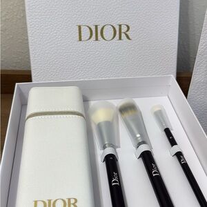 Dior Black and White Makeup Brush Set
